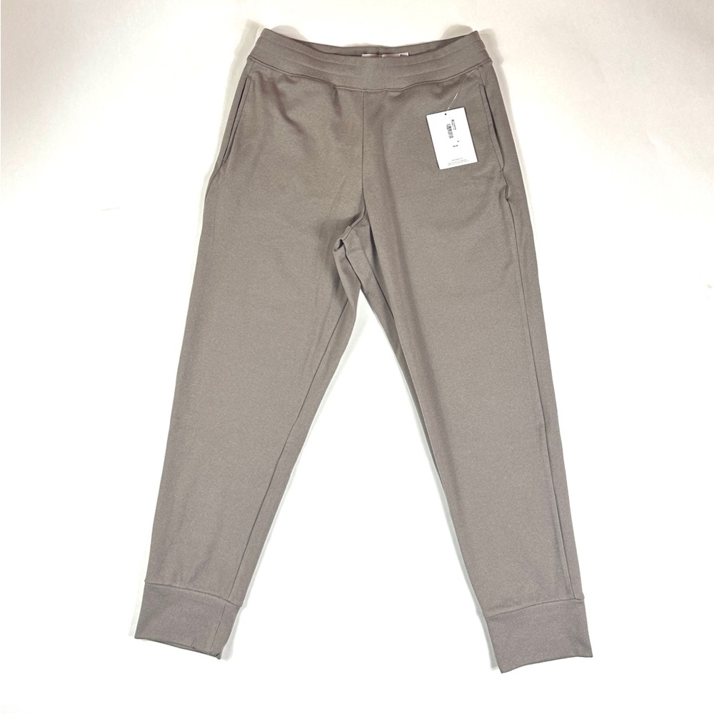 Calvin Klein Push Fleece Joggers - Heather Brown Khaki | Medium | NWT